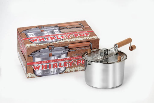 Whirley Pop Popcorn Popper - Stainless Steel Popper — Berry Hill