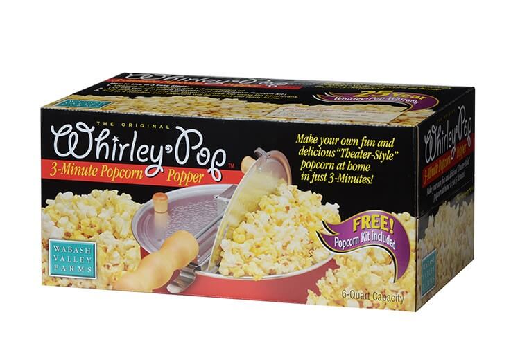Whirley Pop Popcorn Popper - Barn Red Popper