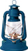 Oil Lantern - Big Camper - Blue 13 inch - Berry Hill - Country Living Products