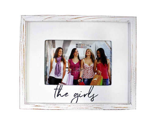Rustic Wood Frame - "The Girls" - 4x6 - Berry Hill - Country Living Products