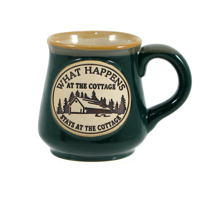 Mug - "What Happens at the Cottage" - Berry Hill - Country Living Products
