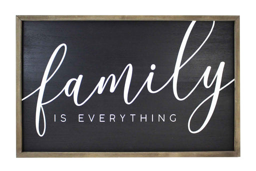 "Family is Everything" Wall Art - 32x20 - Berry Hill - Country Living Products