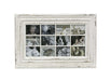 Distressed White/Black Picture Frame - 12 Pictures - Berry Hill - Country Living Products