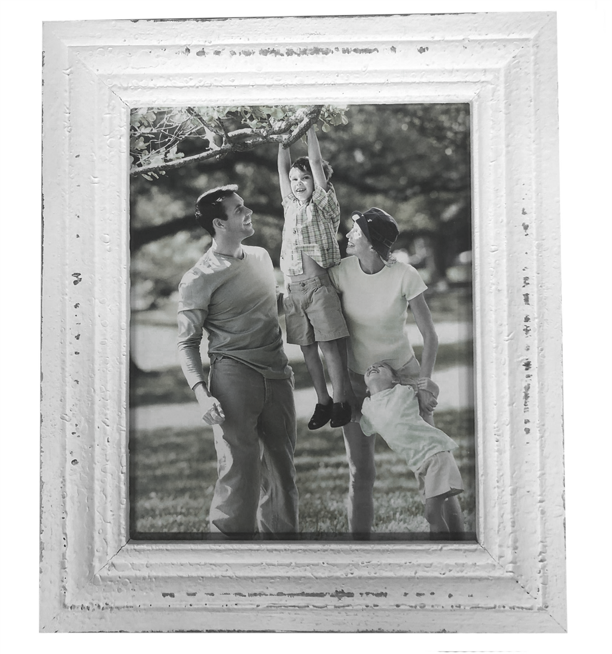 Distressed White Picture Frame 8x10 — Berry Hill