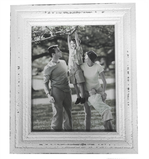 Distressed White Picture Frame - 8x10 - Berry Hill - Country Living Products