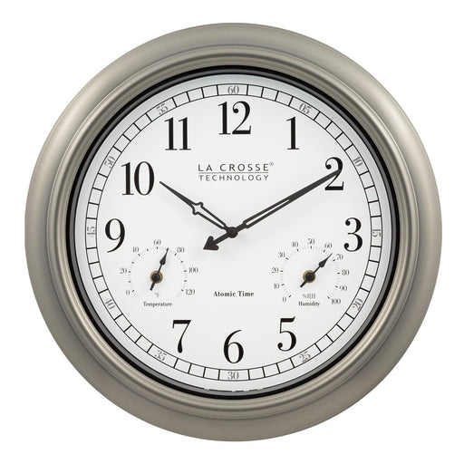 Indoor/Outdoor Atomic Wall Clock - 18" - Berry Hill - Country Living Products