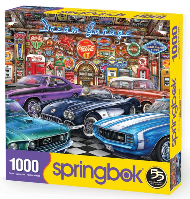 Springbok Puzzle - Dream Garage - 1000 piece - Berry Hill - Country Living Products