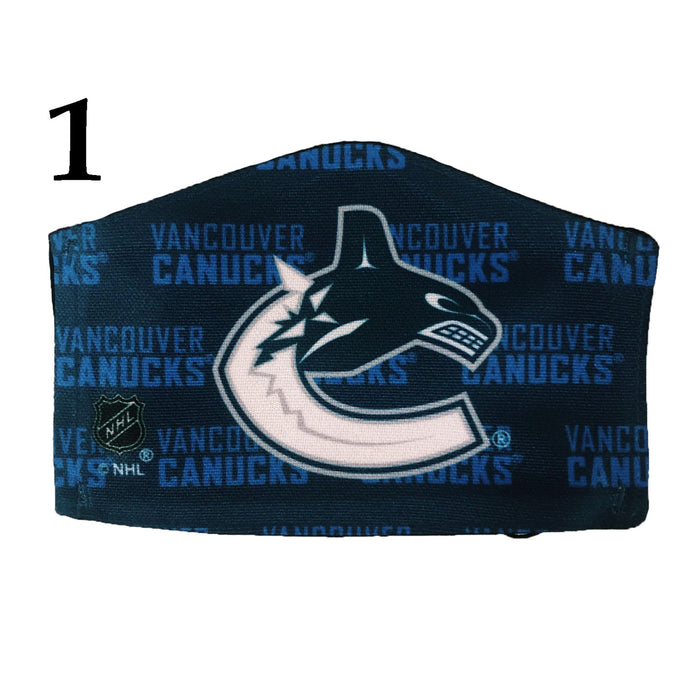 Vancouver Canucks Face Mask - 3 Asst - Berry Hill - Country Living Products
