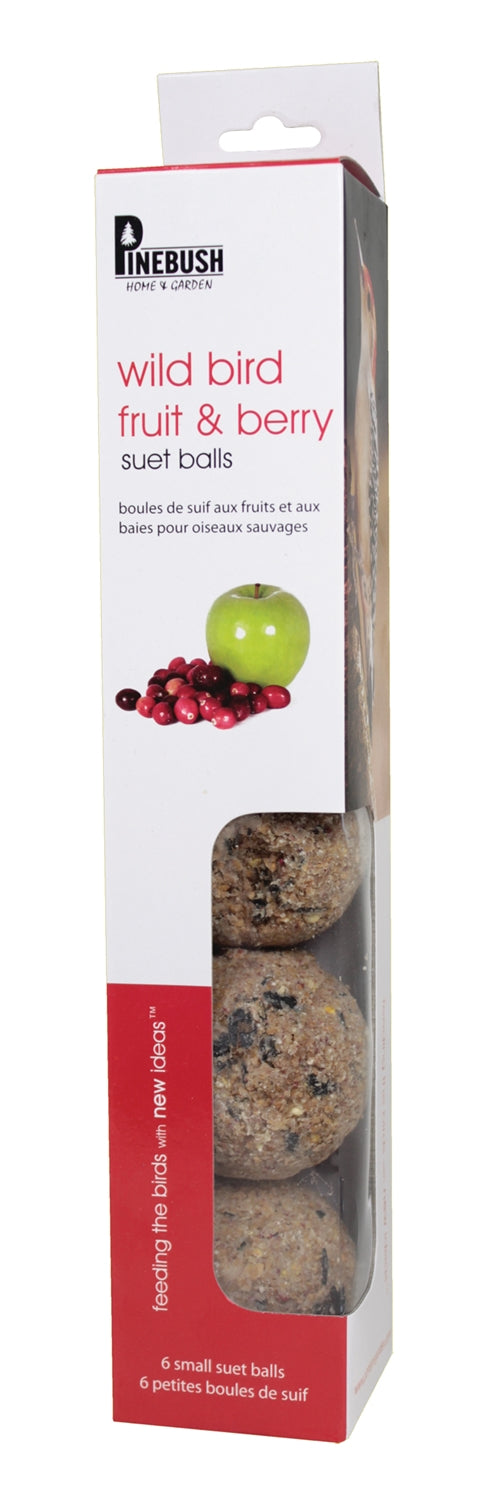 SUET BALLS BOX OF 6 - FRUIT & BERRY - Berry Hill - Country Living Products