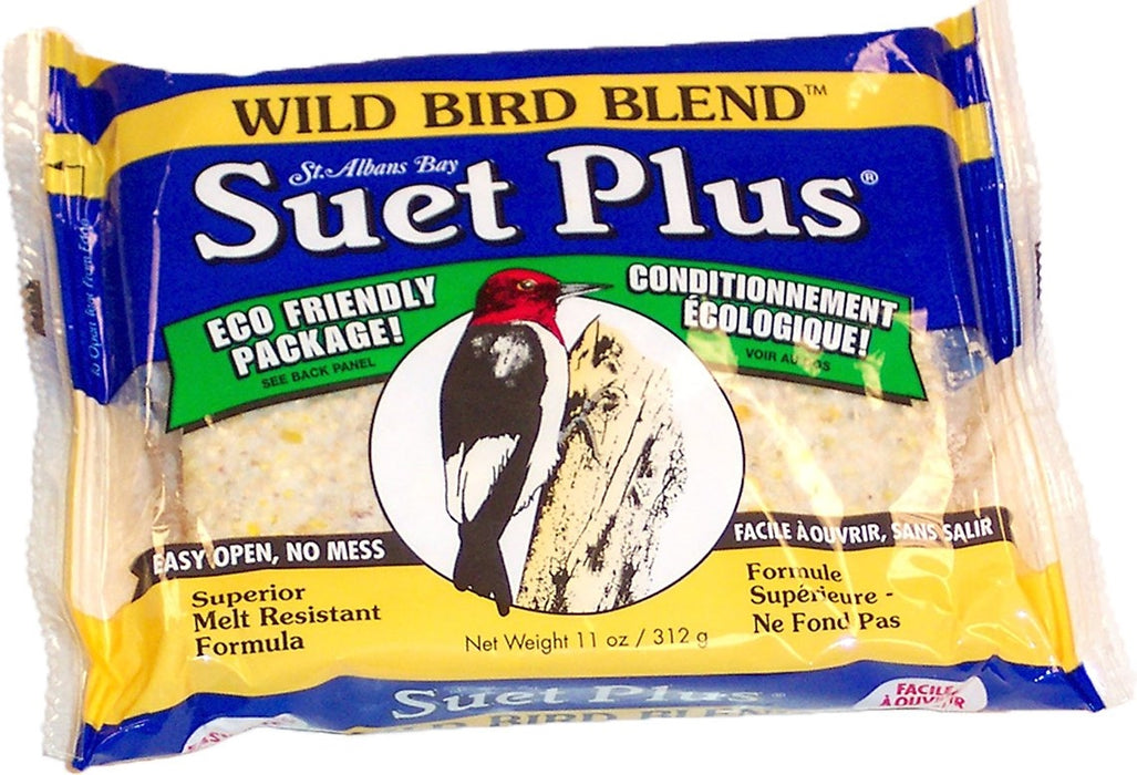 St. Albans Bay Suet Cake - Wild Bird Blend - Berry Hill - Country Living Products