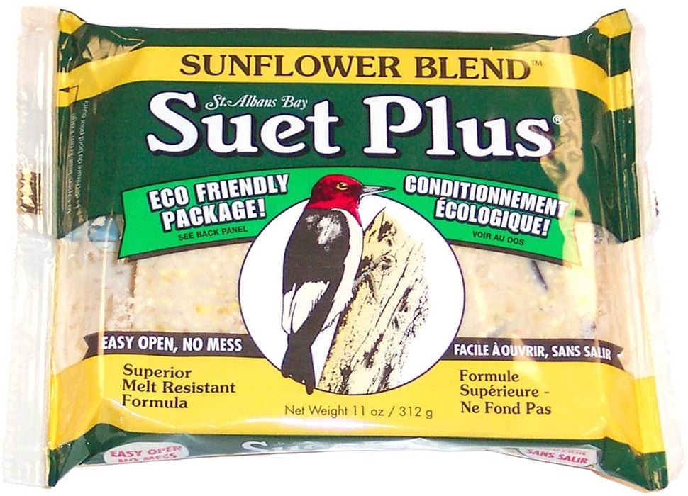 St. Albans Bay Suet Cake - Sunflower Blend - Berry Hill - Country Living Products