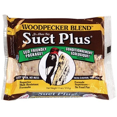 St. Albans Bay Suet Cake - Woodpecker Blend - Berry Hill - Country Living Products
