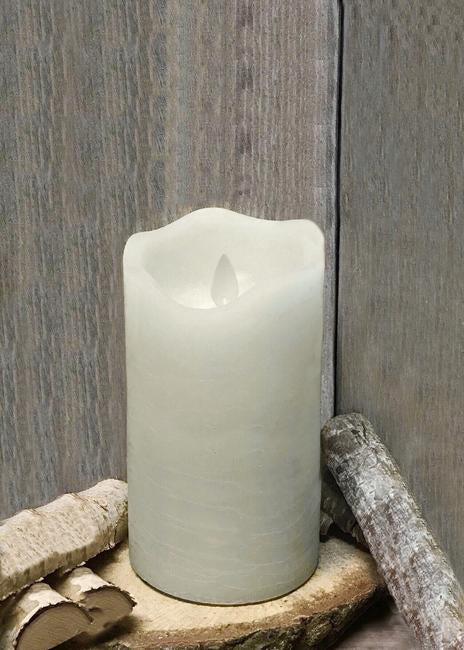 Ivory Real Wax Flameless LED Candle - 3X6" - Berry Hill - Country Living Products