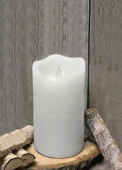 White Real Wax Flameless LED Candle - 3X6" - Berry Hill - Country Living Products