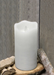 White Real Wax Flameless LED Candle - 3X7 - Berry Hill - Country Living Products