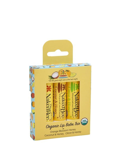 Naked Bee - Lip Balm Trio - Berry Hill - Country Living Products