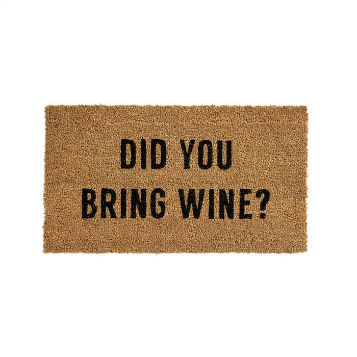 Doormat - "Did You Bring Wine?" - Berry Hill - Country Living Products