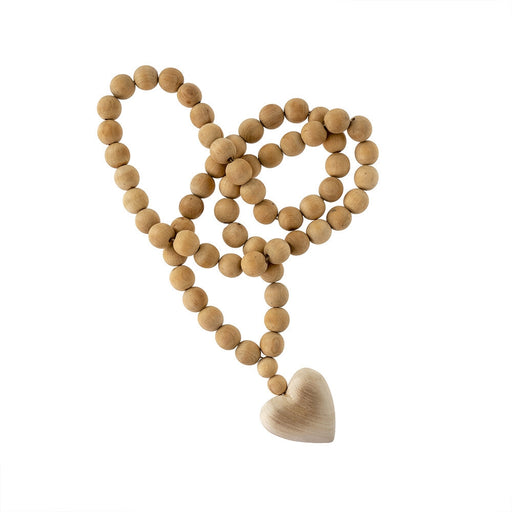 Wooden Heart Prayer Beads - Large - Berry Hill - Country Living Products