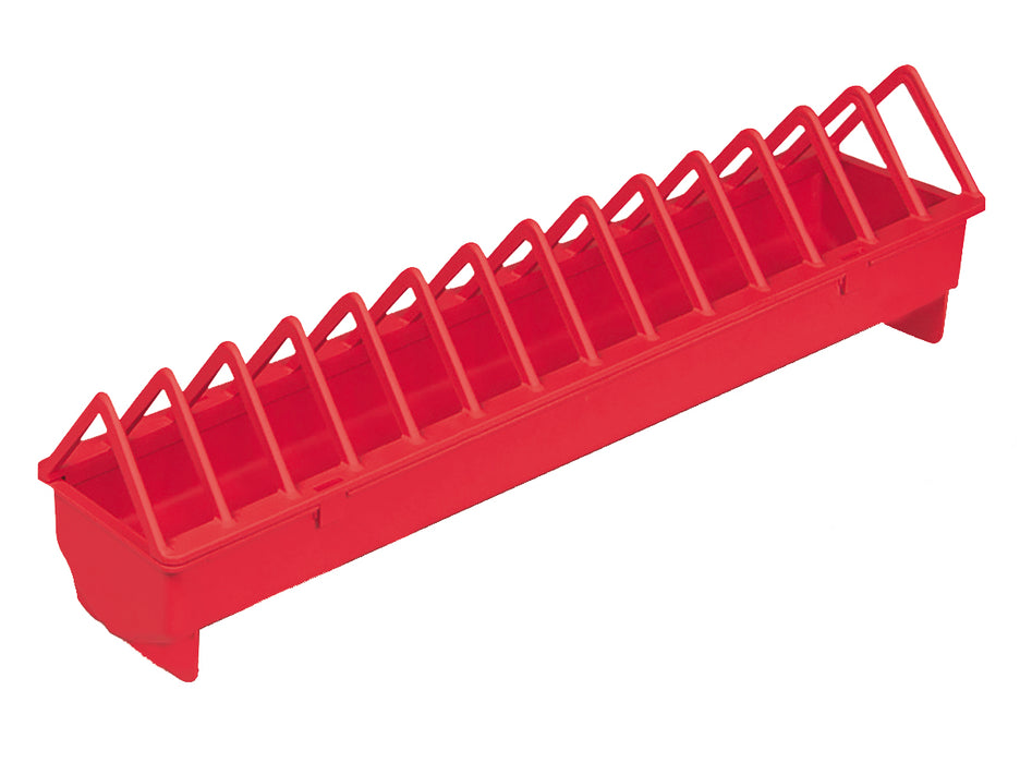 20in Plastic Poultry Trough Feeder Narrow Spacing