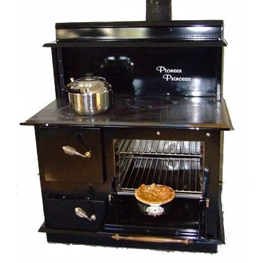Pioneer Princess Wood Cookstove w/Shelf - Berry Hill - Country Living Products