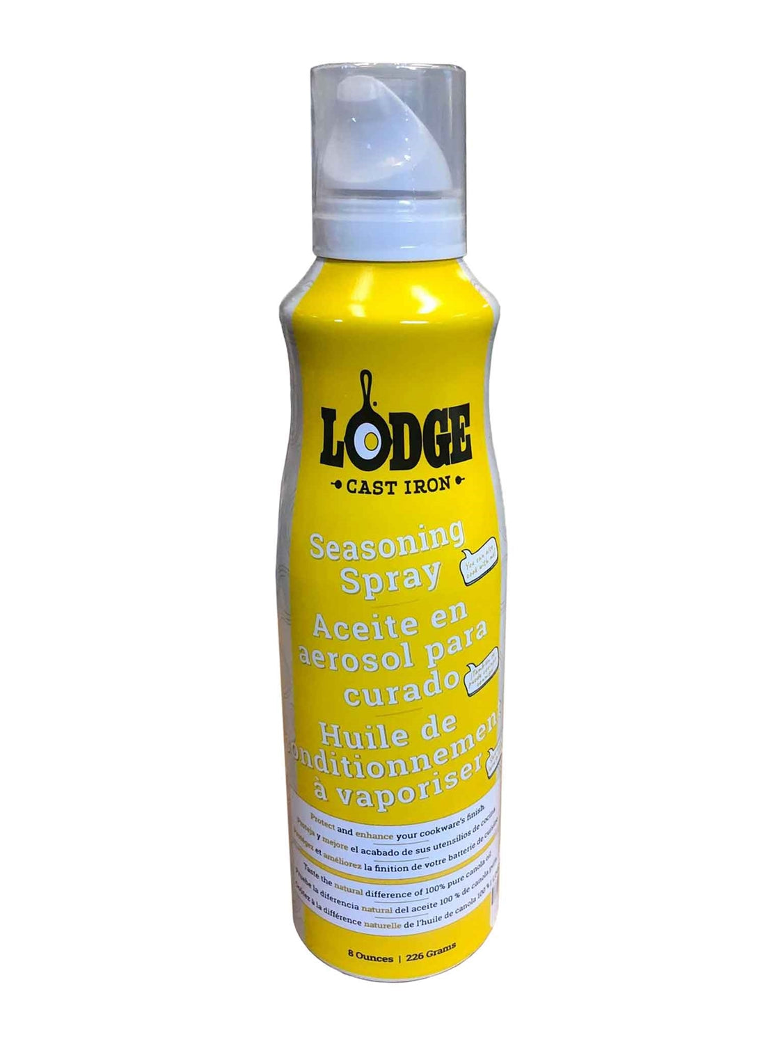 Lodge A-SPRAY Seasoning Spray, 8-Ounce,Yellow