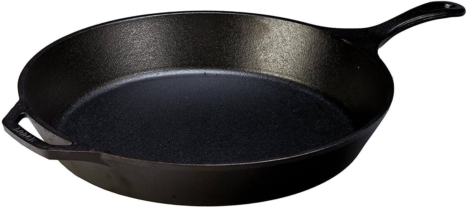 Lodge Cast Iron Skillet - Pre-seasoned 15 inch - Berry Hill - Country Living Products