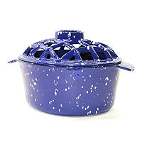Steamer-Blue Enamel - Berry Hill - Country Living Products