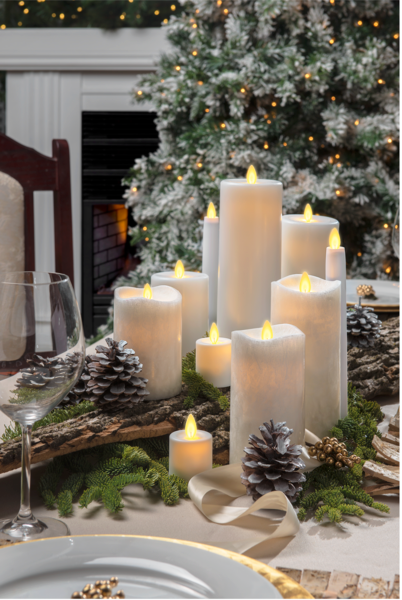 Luxury Lite Flameless Taper Candle-set of 2