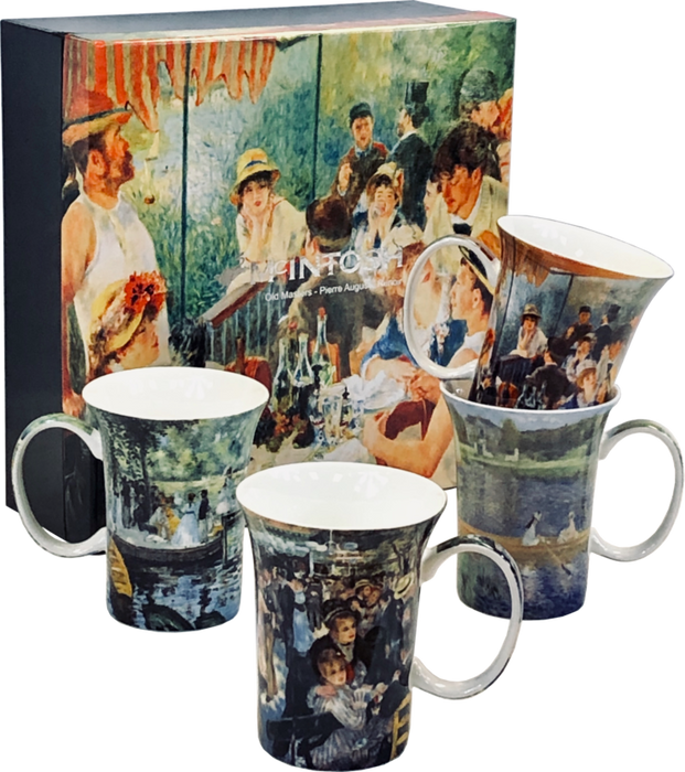 Renoir Mug Set of 4 - Berry Hill - Country Living Products