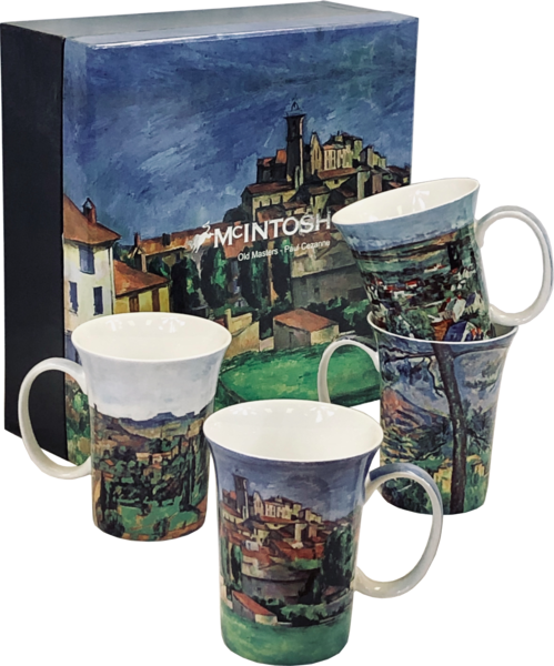 Paul Cezanne Mug Set of 4 - Berry Hill - Country Living Products