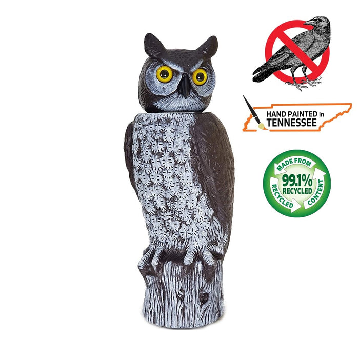 Owl- Rotating Head Owl - Berry Hill - Country Living Products