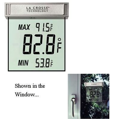 Digital window thermometer VISION