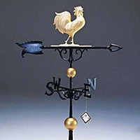 Full Bodied XL 46" Rooster Weathervane - Berry Hill - Country Living Products